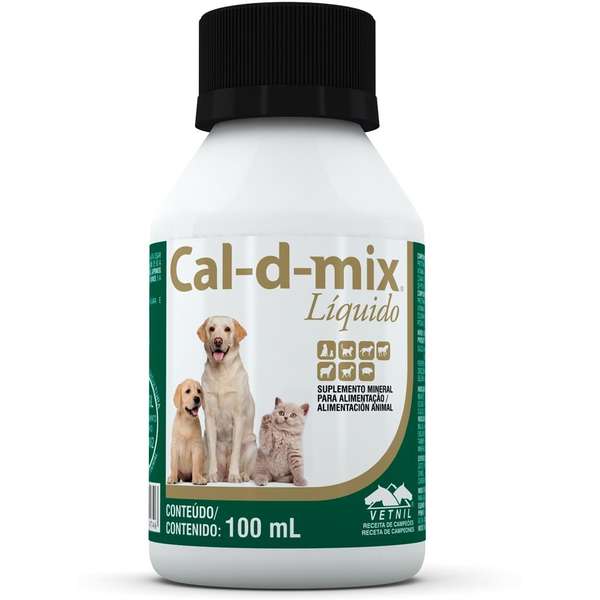 Cal-D-Mix Pet Líquido 100ml