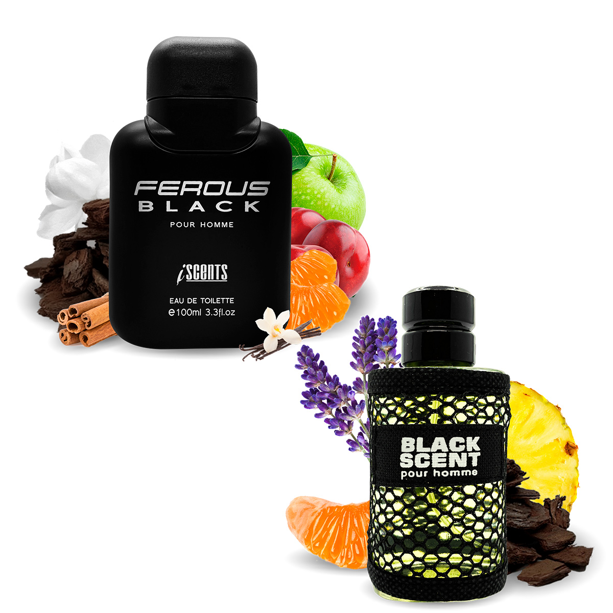 Kit 2 Perfumes Ferous Black e Black Scent I Scents  - Mercari Perfumes