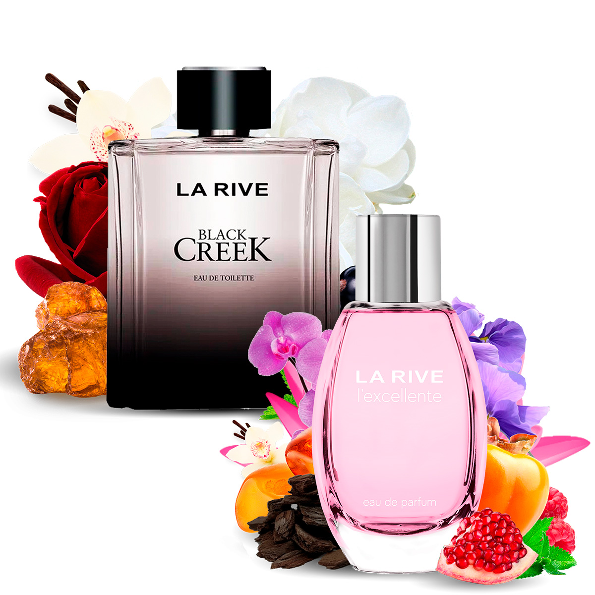 Kit 2 Perfumes Importados Black Creek e Lexcellente La Rive - Mercari Perfumes