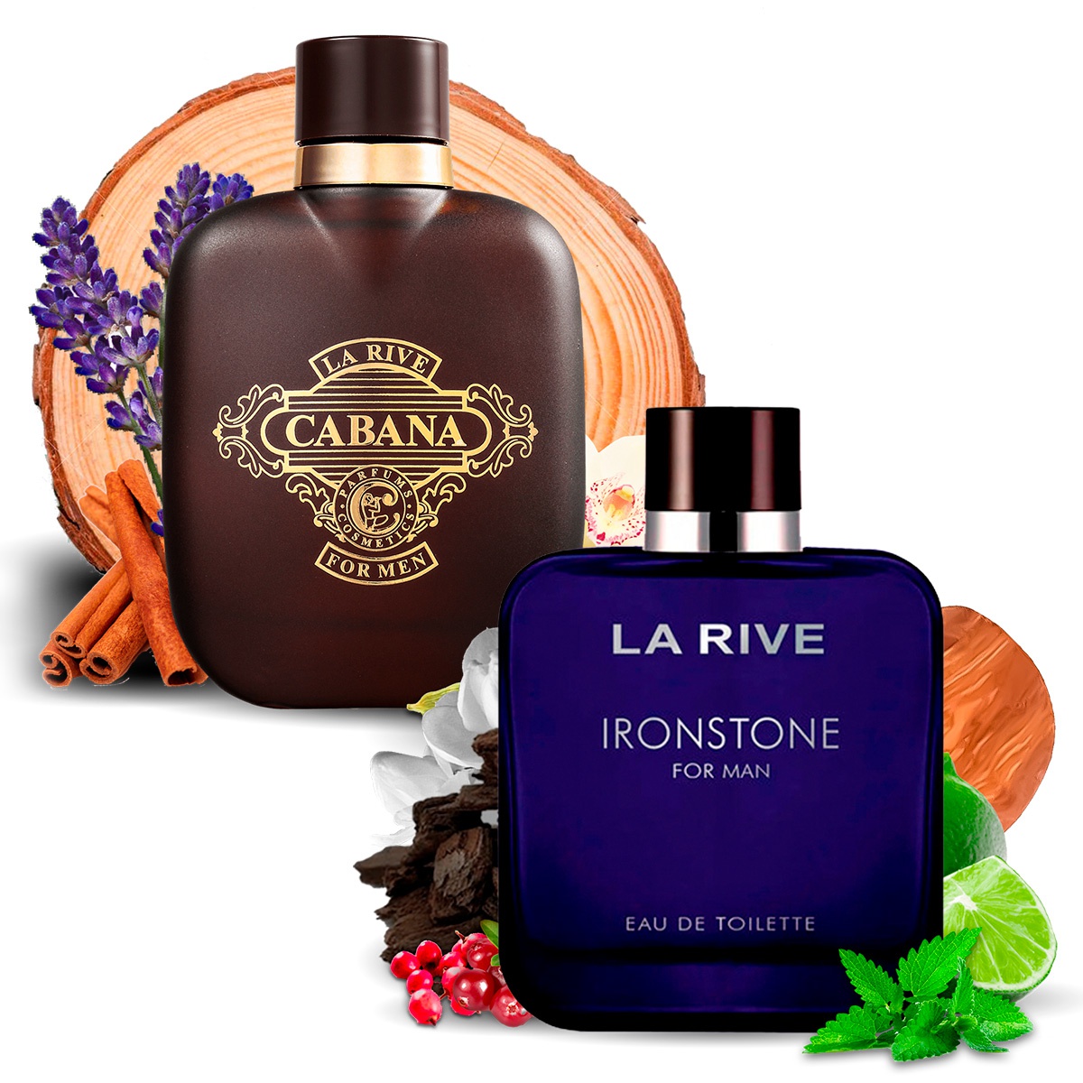 Kit 2 Perfumes Importados Cabana e Ironstone La Rive - Mercari Perfumes