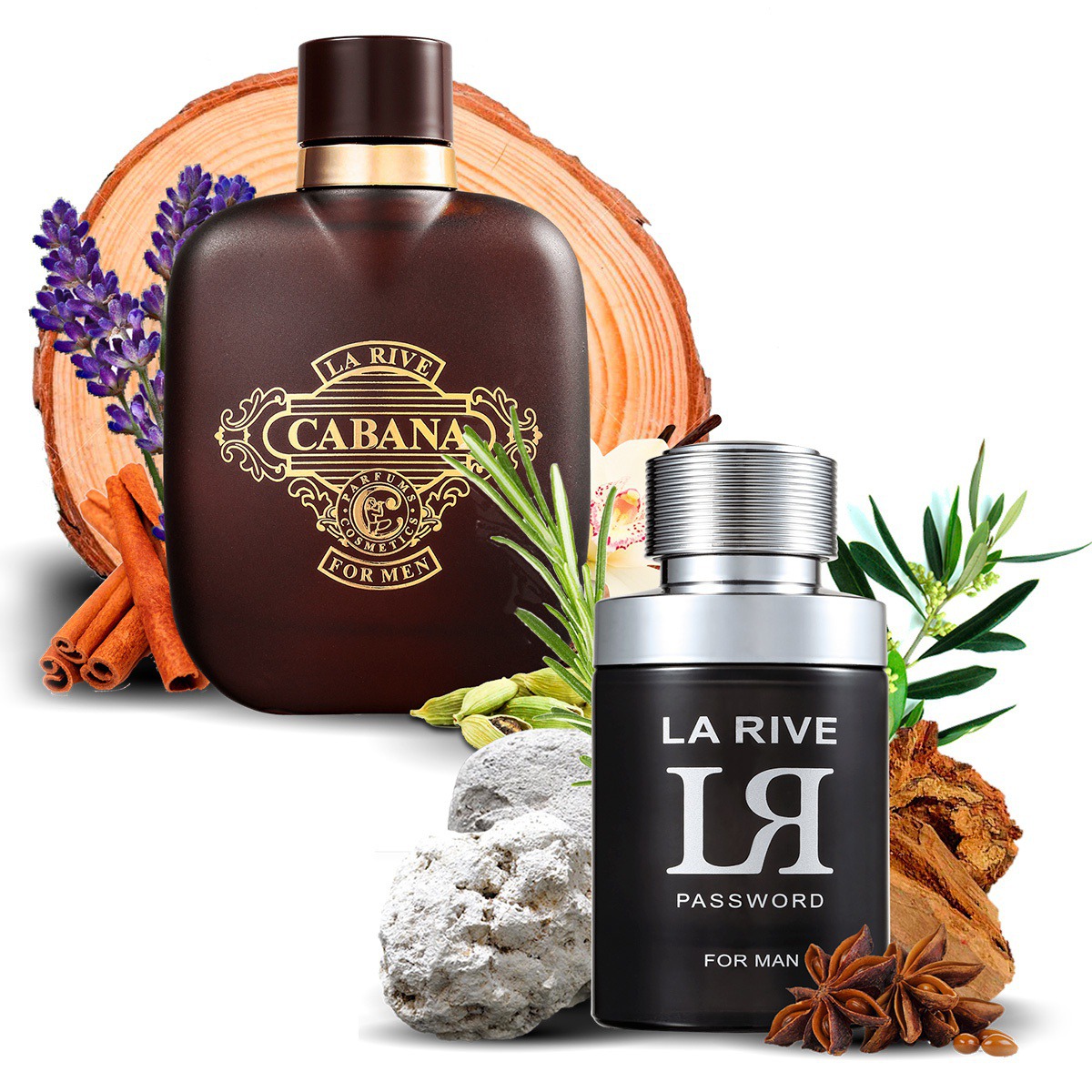 Kit 2 Perfumes Importados Cabana e LR Password La Rive  - Mercari Perfumes