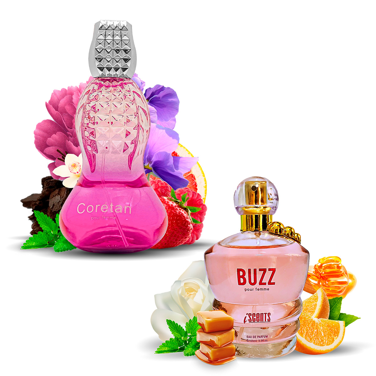 Kit 2 Perfumes Importados Coretan e Buzz I Scents - Mercari Perfumes