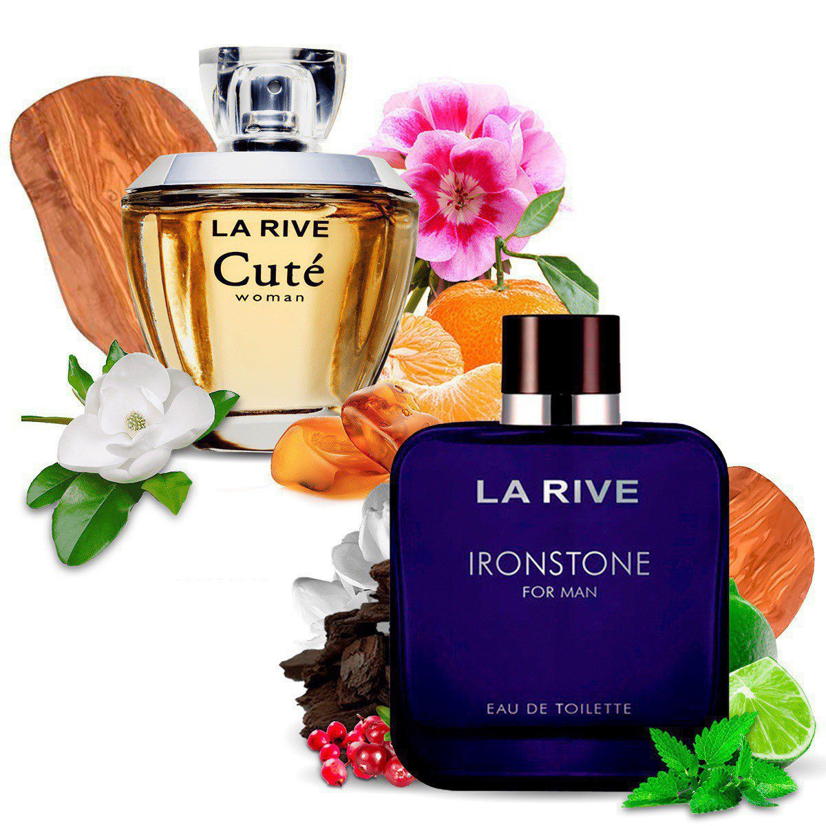 Kit 2 Perfumes Importados Cuté e Ironstone La Rive - Mercari Perfumes