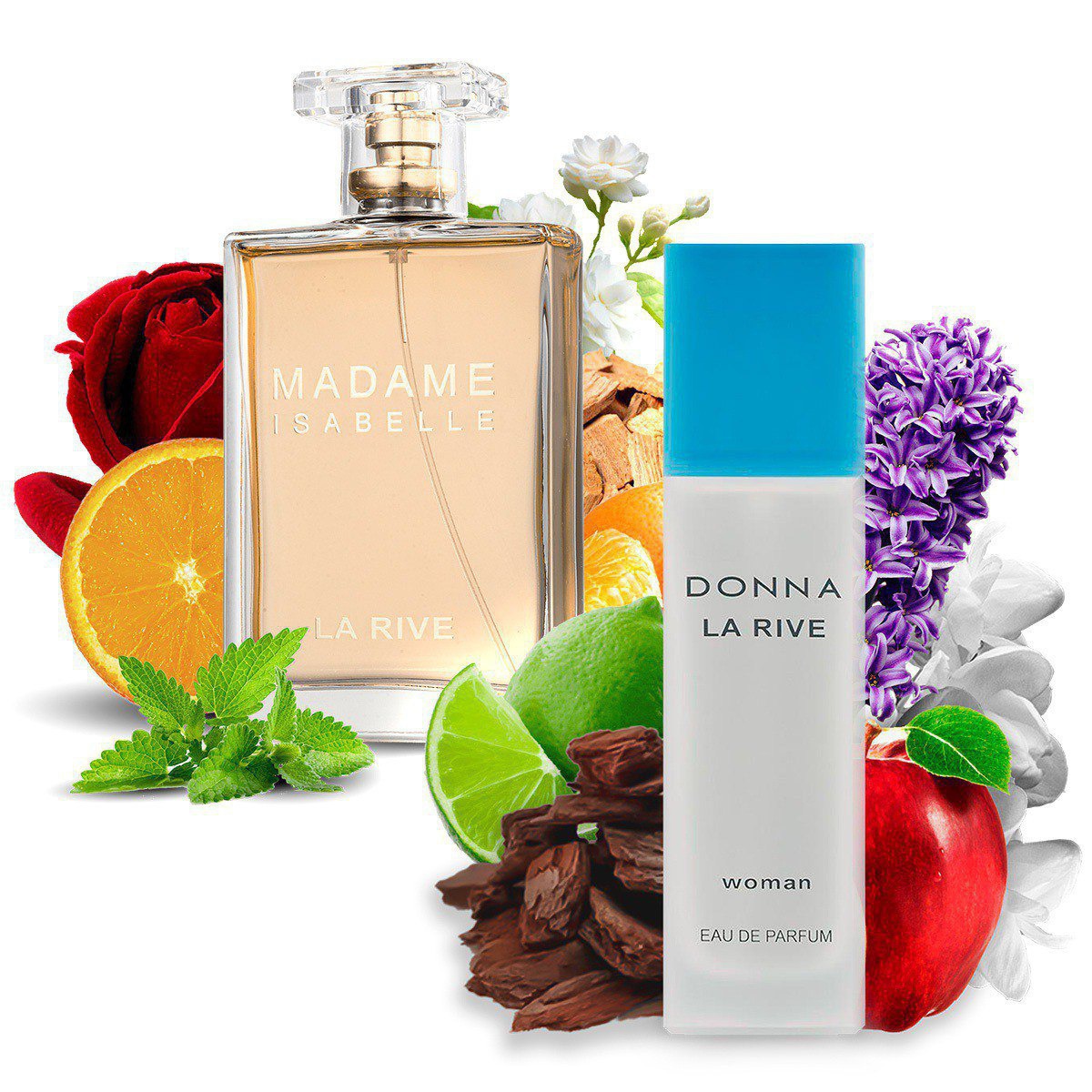 Kit 2 Perfumes Importados Donna e Madame Isabelle La Rive  - Mercari Perfumes