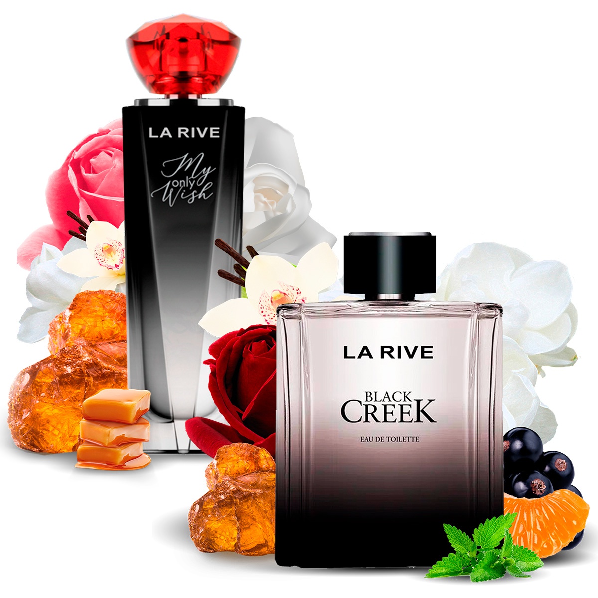 Kit 2 Perfumes Importados My Only Wish e Black Creek La Rive - Mercari Perfumes