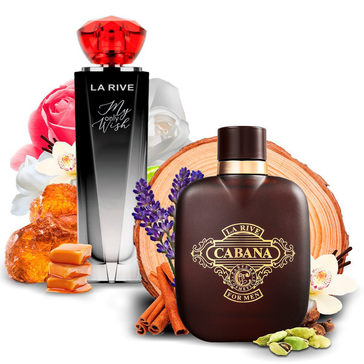 Kit 2 Perfumes Importados My Only Wish e Cabana La Rive - Mercari Perfumes