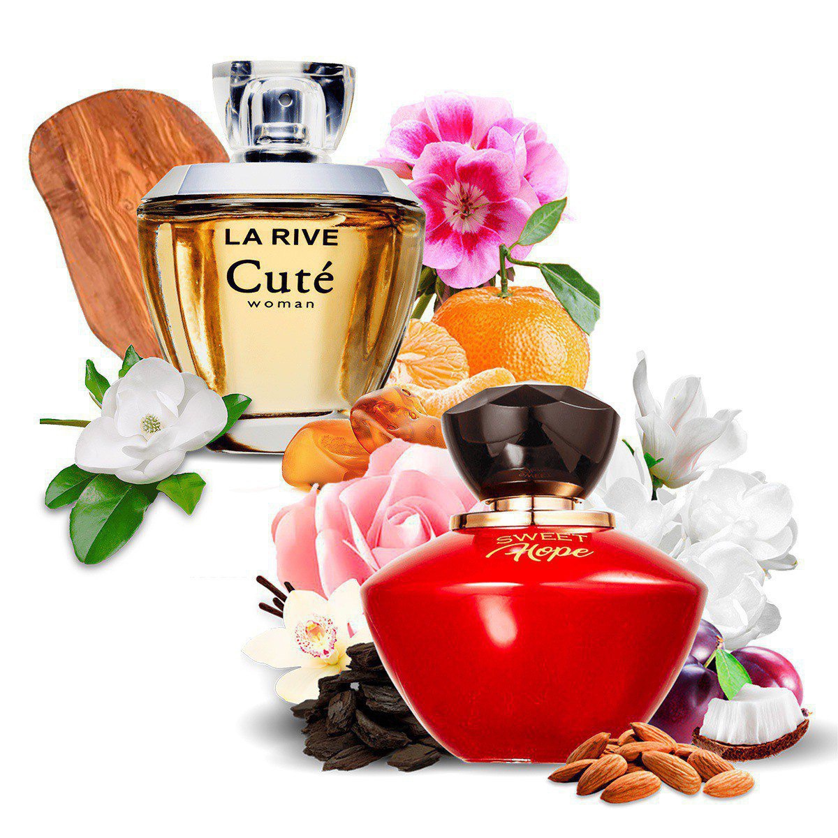 Kit 2 Perfumes Importados Sweet Hope e Cuté La Rive  - Mercari Perfumes