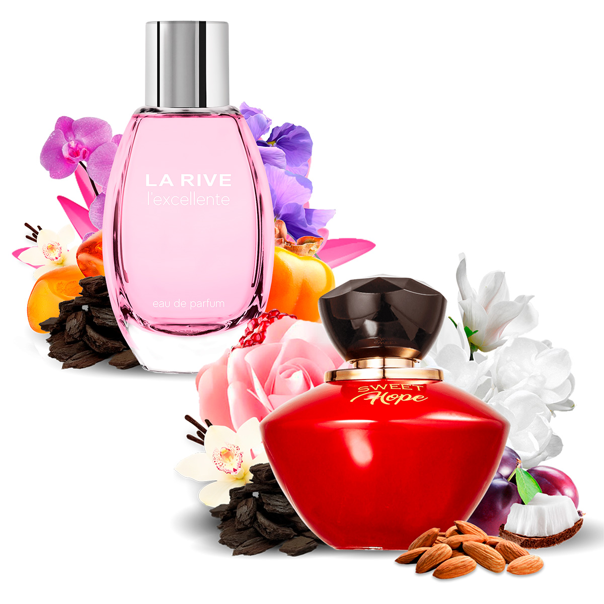 Kit 2 Perfumes Importados Sweet Hope e Lexcellente La Rive  - Mercari Perfumes