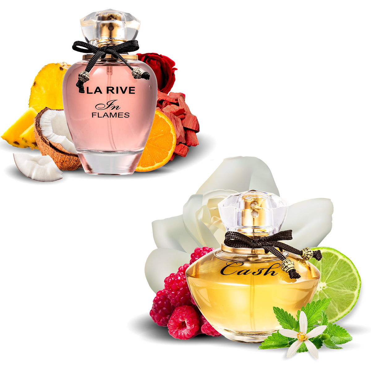 Kit 2  Perfumes La Rive Cash Woman 90Ml + In Flames Edp 90ml  - Mercari Perfumes