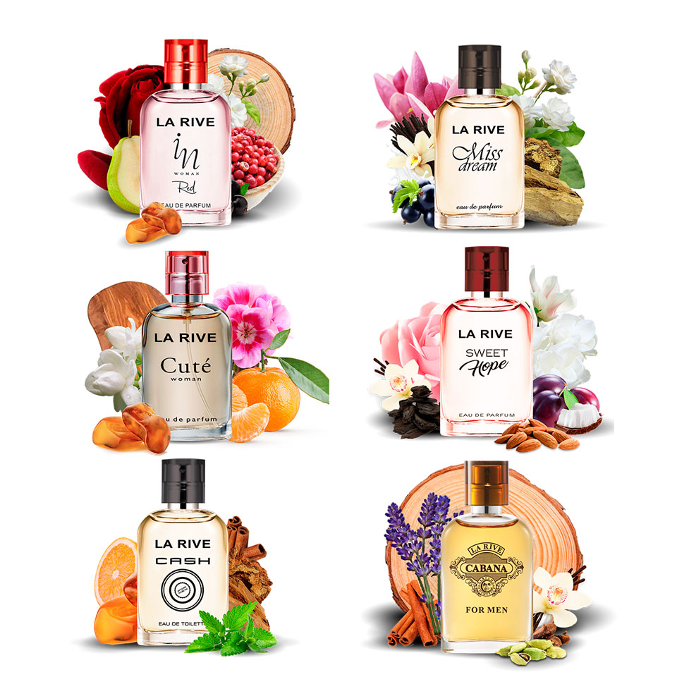 Kit 6 perfumes Importados 30ml La Rive Atacado  - Mercari Perfumes