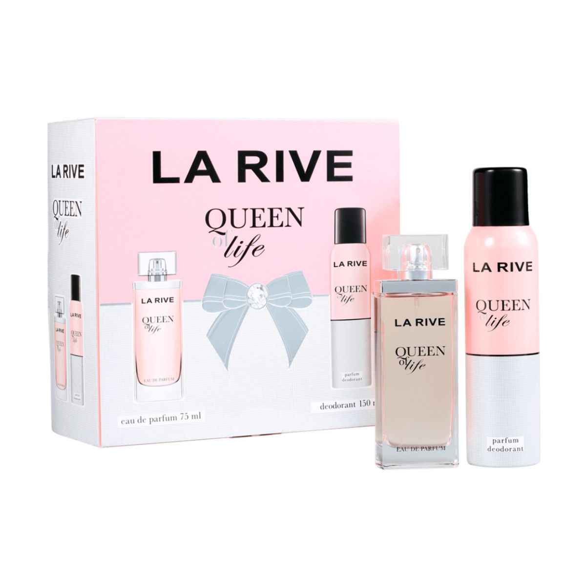 Kit Perfume Queen Of Life 75ml + Desodorante 150ml La Rive  - Mercari Perfumes
