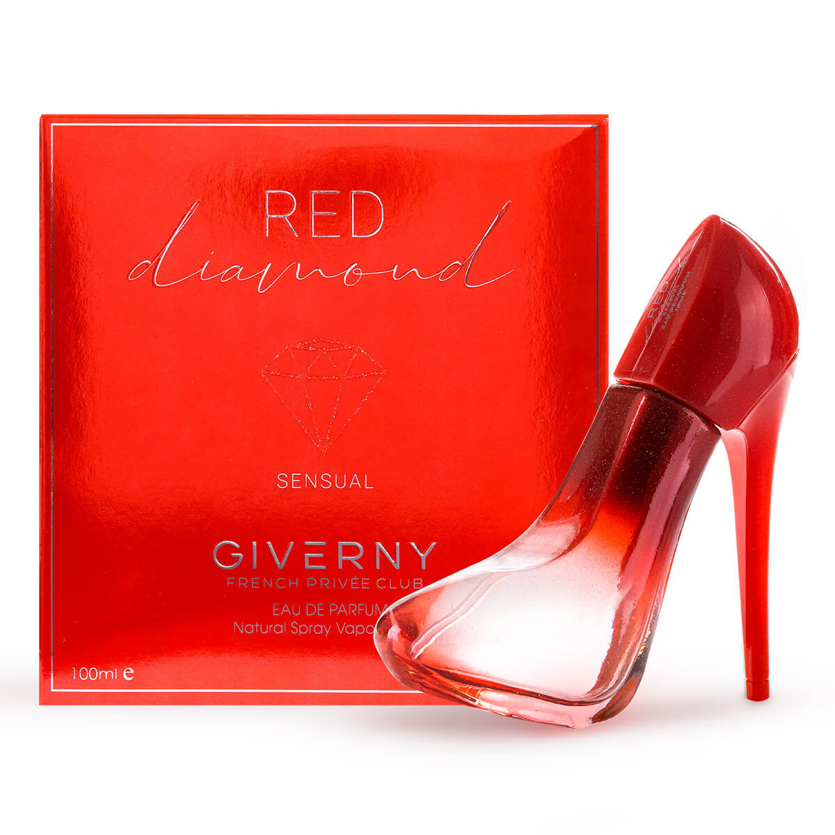 Perfume Sapatinho Red Diamond Feminino 100ml EDP Giverny  - Mercari Perfumes