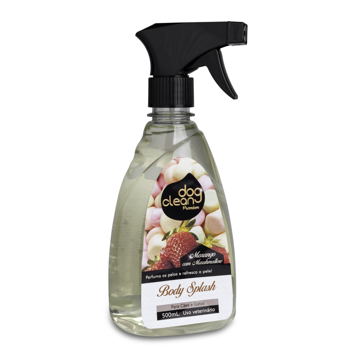 Perfume Body Splash Morango com Marshmallow 500ml Dog Clean