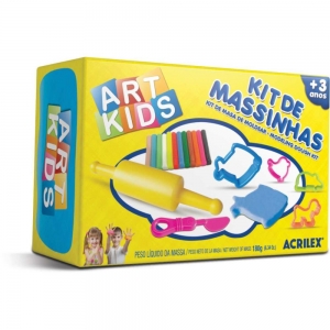 Kit de Massinhas 180g + Moldes Art Kids Acrilex