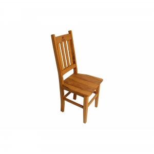 Conjunto 02 Cadeiras Alemã -  Madeira Maciça Peroba Rosa