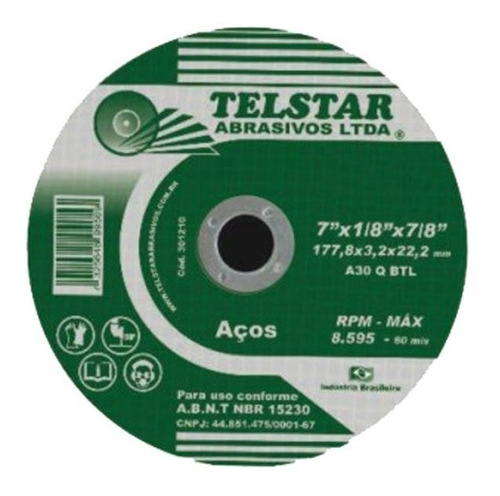 Disco Telstar De Corte Ferro 09x7/8