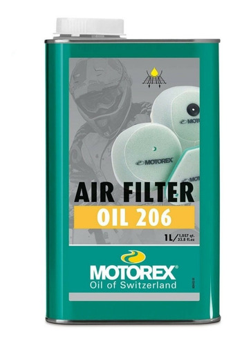 Óleo Para Filtro De Ar - Motorex Air Filter Oil 206 1 Litro