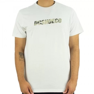 Camiseta DC M/C Camo Fill Off White 