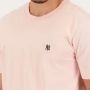 Camiseta New Era MLB Neyyan Mini Logo Rosa 