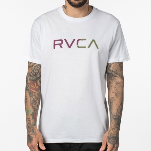 Camiseta RVCA M/C Scanner Branco 