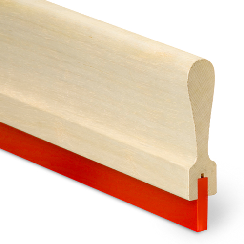 Rodo de madeira formato anatômico com Poliuretano Importado Polypress Dur. 60 c/ 100 cm  - AUGE SILK & SIGN