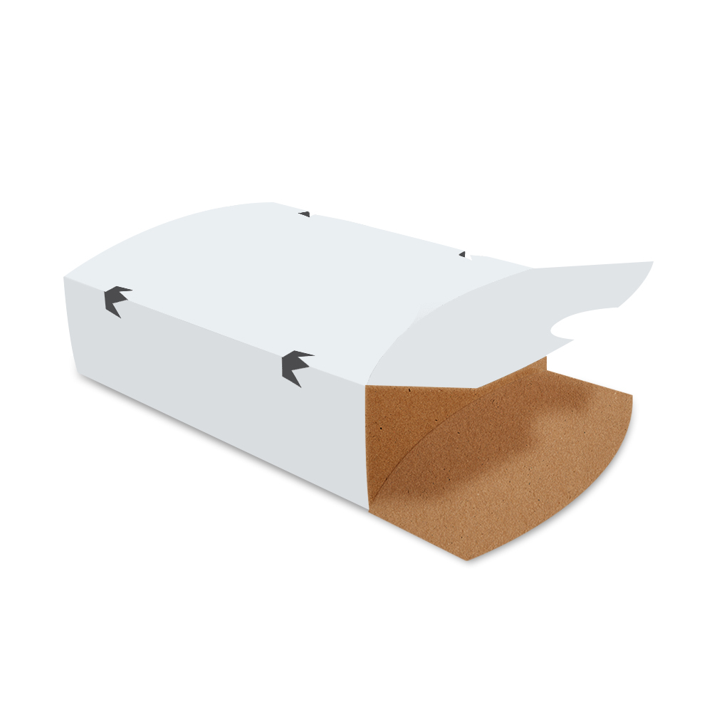 Embalagem para Batata Frita Delivery - WHITE - 100 unidades - 24 PRINT EMBALAGENS