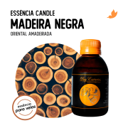 Essência Candle Madeira Negra