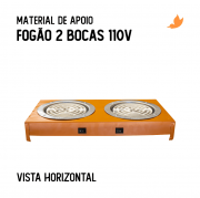 Fogão 2 Bocas 110V - Foto 1
