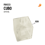 Frasco Cubo R28 Crystal 250 ml - Foto 1