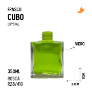 Frasco Cubo R28 Crystal 350 ml