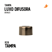 Tampa Difusora Luxo R28/410 Bronze