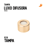 Tampa Difusora Luxo R28/410 Rosé - Foto 1