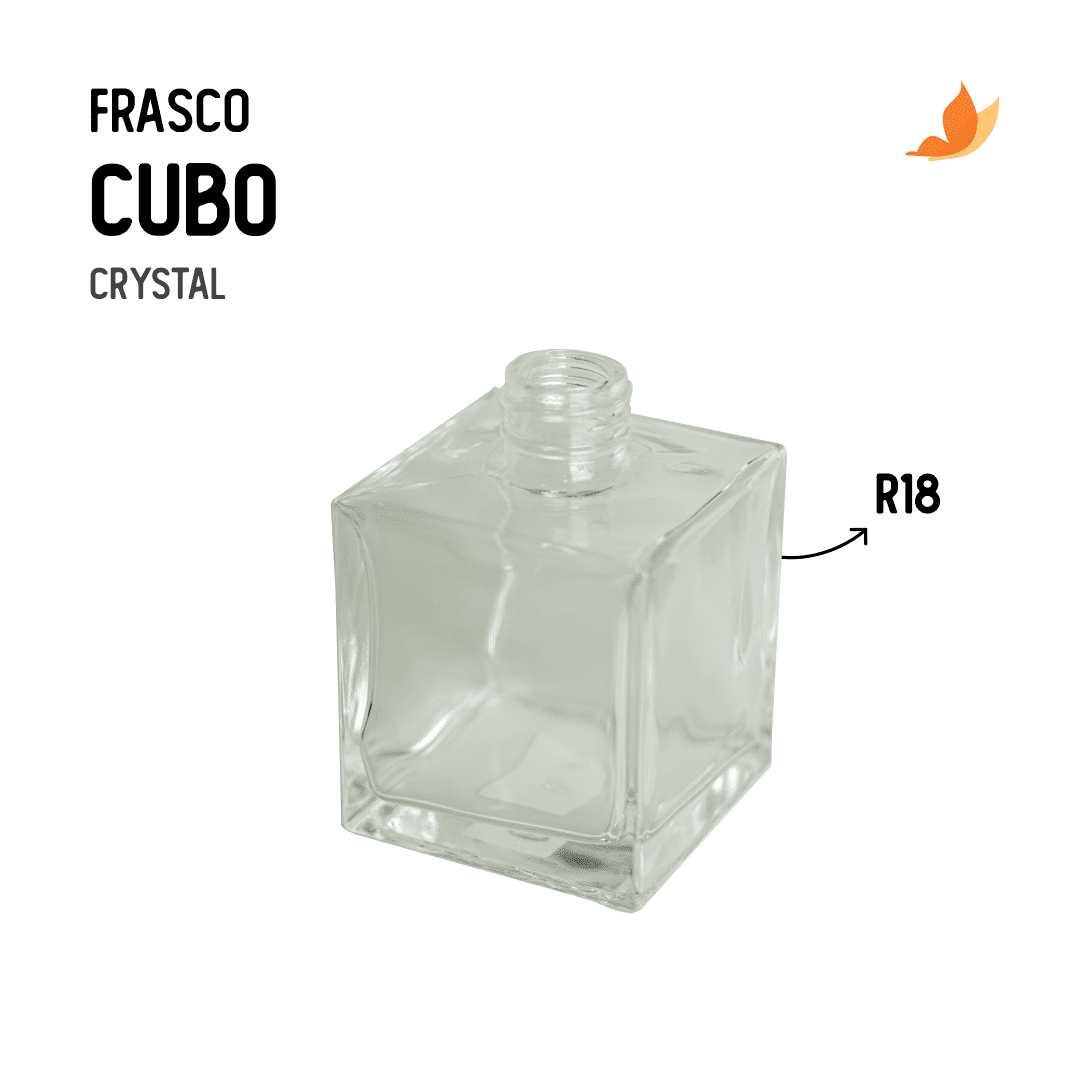 Frasco Cubo R18/415 Crystal 30 ml - Foto 1