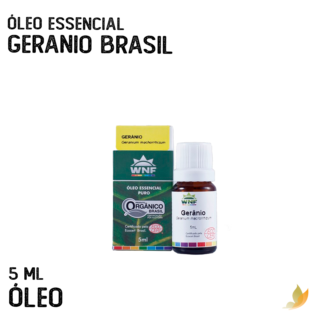 Óleo Essencial Gêranio Brasil 5 ml