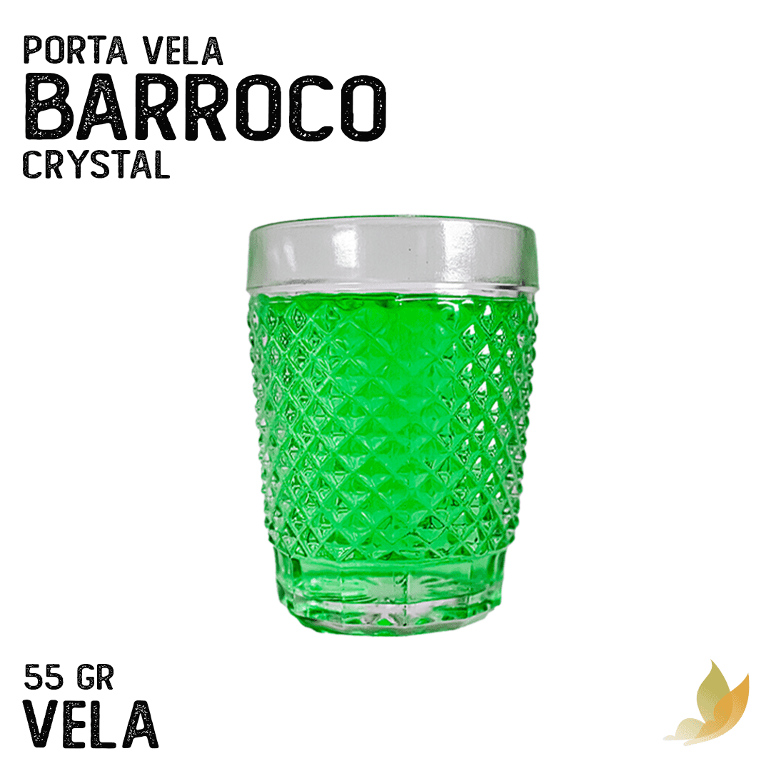 Porta Vela Barroco Crystal 120 ml