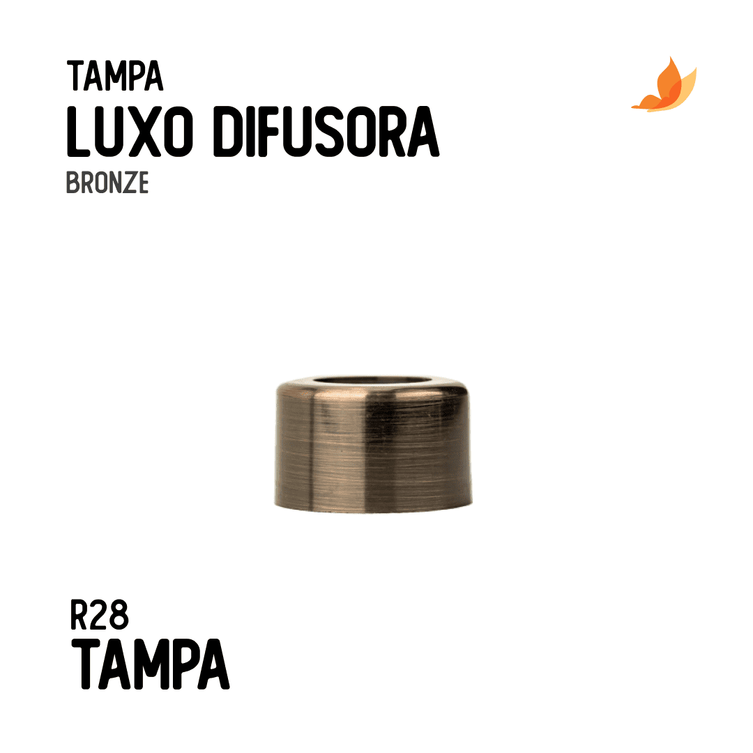 Tampa Difusora Luxo R28/410 Bronze - Foto 0
