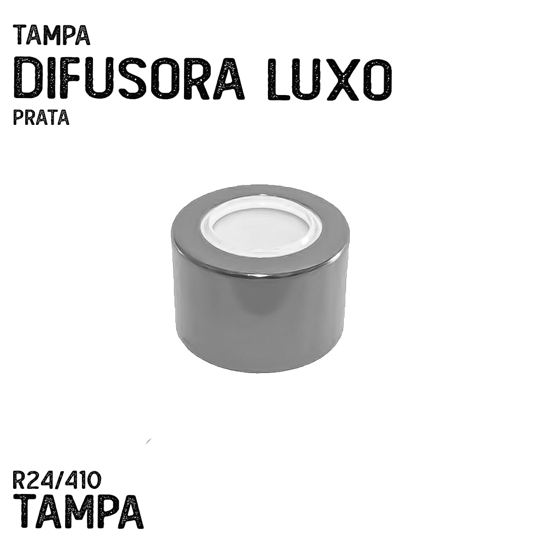 Tampa Difusora R24/410 Luxo Prata