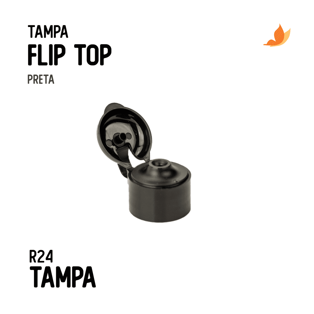 Tampa Flip Top R24/415 Preta - Foto 0