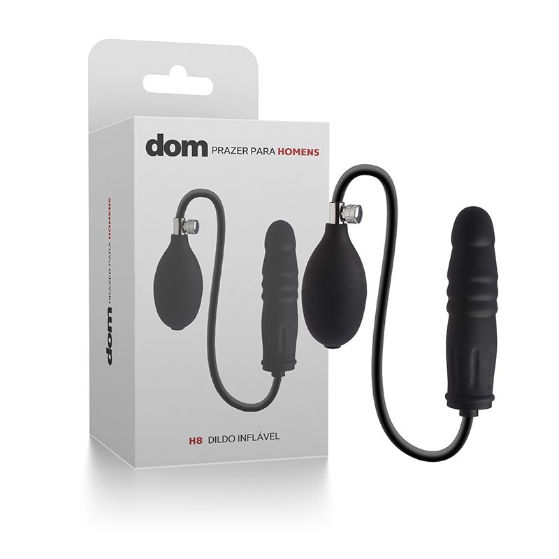 DOM - H8 - Dildo Plug Inflável