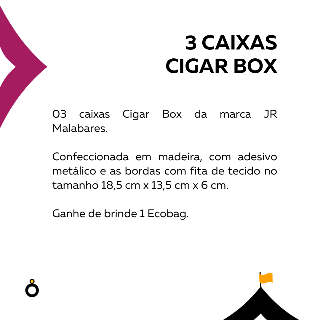 3 Caixas Cigar Box