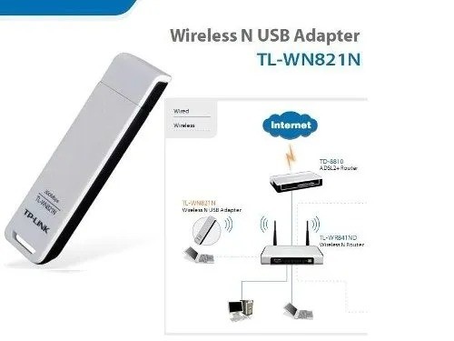 Adaptador Wifi Usb Tp-link Tl-wn821n 300mbps