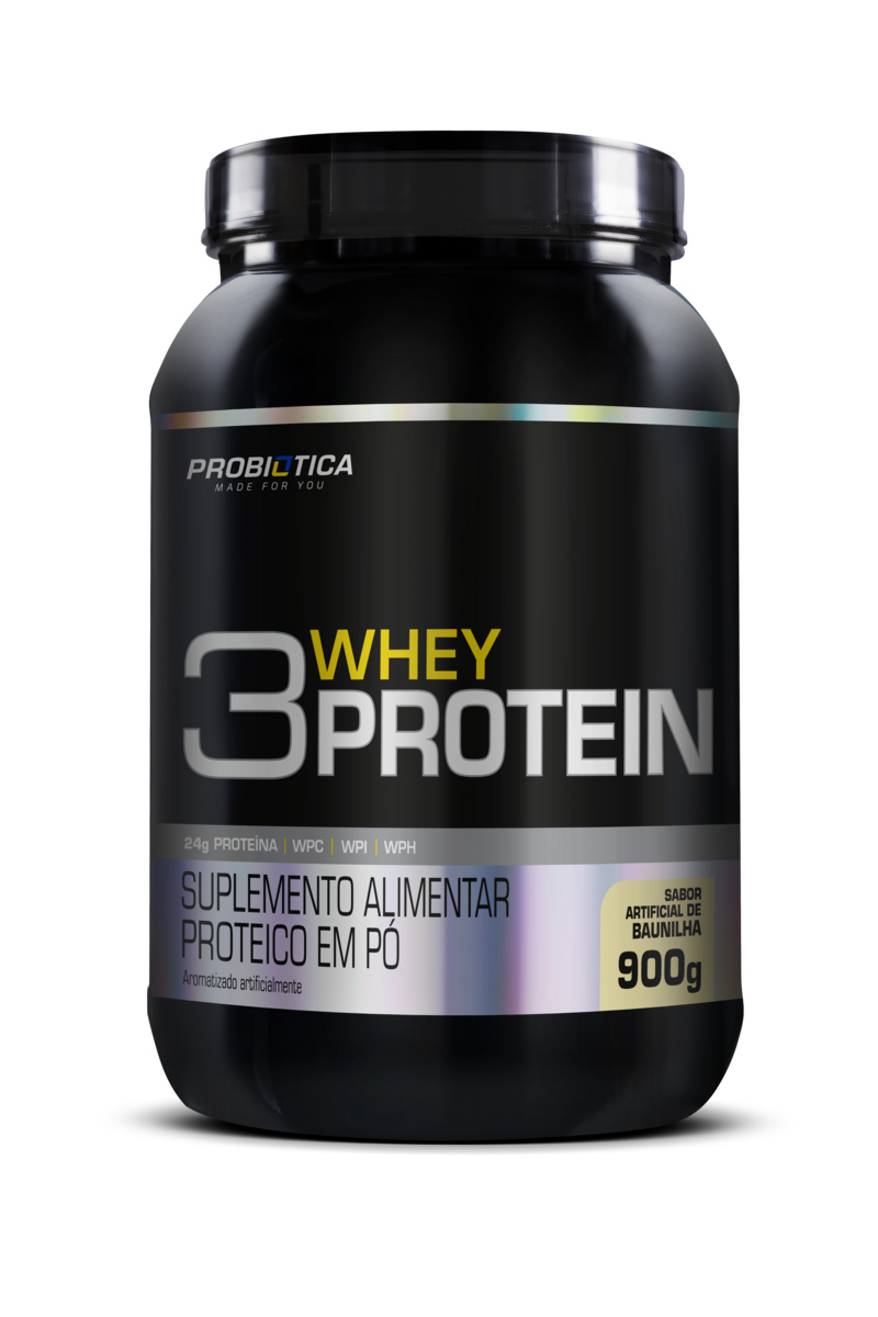3 Whey Protein Probiótica - 900g