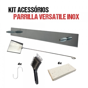 Kit Acessórios Parrilla Versatile Total Inox