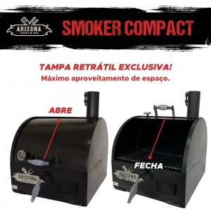 Smoker Compact | Churrasqueira a Bafo - Arizona Smoke & BBQ
