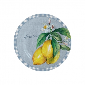 Aparelho de. Jantar  / jogo pratos 18 pçs Limão Siciliano Amalfitana