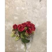 Buquê Mini Rosas Vermelho 27cm
