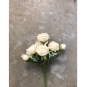 Buquê Rosas Aloha Branco 30cm