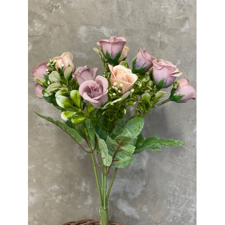 Buquê de Rosas - Lilás de 30cm