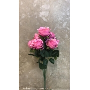 Buquê de Rosas Rosa 50cm