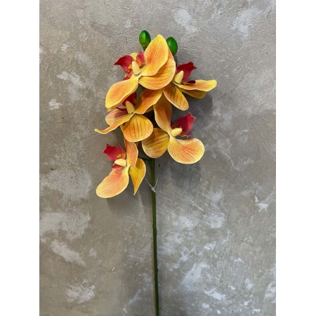 Orquídea de Silicone - Laranja de 37cm